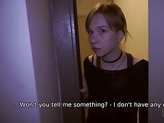 'Red-haired teen babe allows a debt collector to fuck her rough for money' - all-videos video