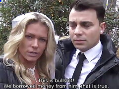 'Slutty bride cheats on husband for cash' - Slutty wifes video